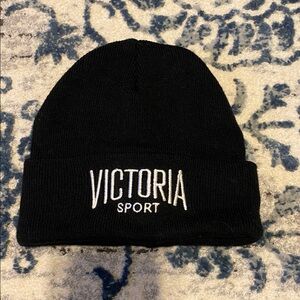 Victoria's Sport Black Beanie Hat